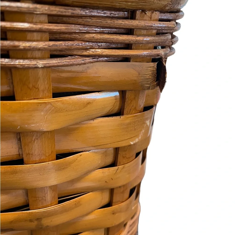 Picnic Time Romance picnic basket deluxe service for two Rattan Wood Vintage New